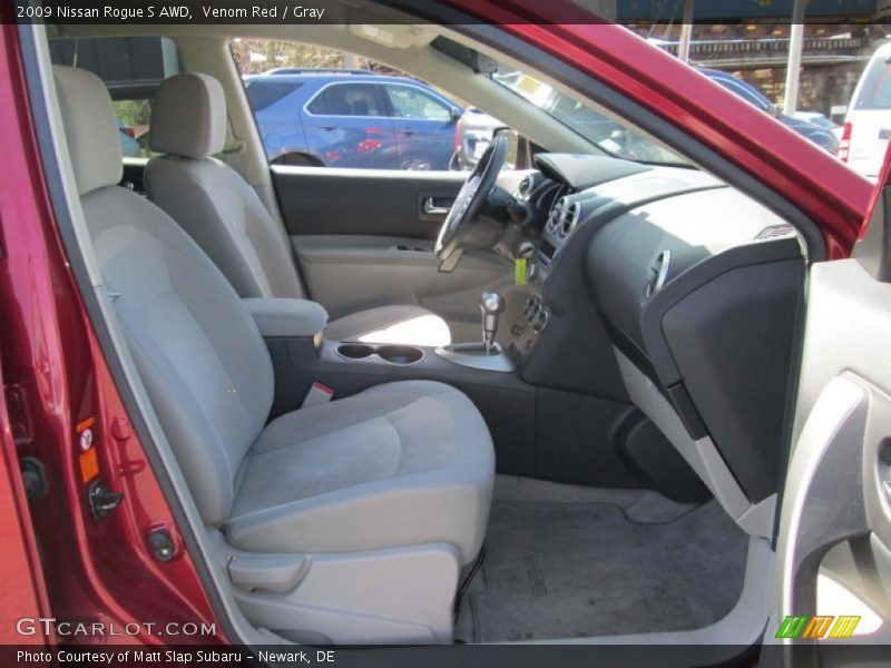 Venom Red / Gray 2009 Nissan Rogue S AWD