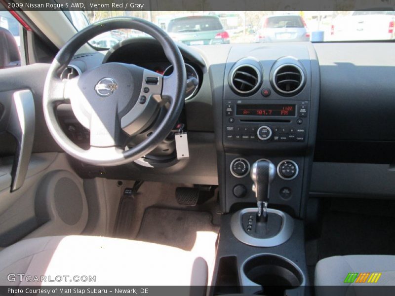 Venom Red / Gray 2009 Nissan Rogue S AWD