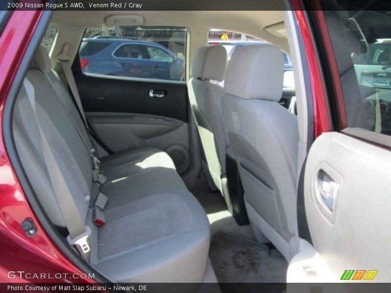 Venom Red / Gray 2009 Nissan Rogue S AWD