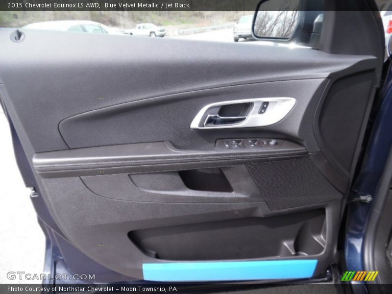 Blue Velvet Metallic / Jet Black 2015 Chevrolet Equinox LS AWD