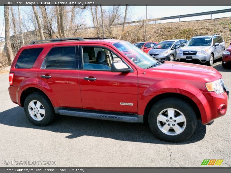 Redfire Metallic / Camel 2008 Ford Escape XLT 4WD