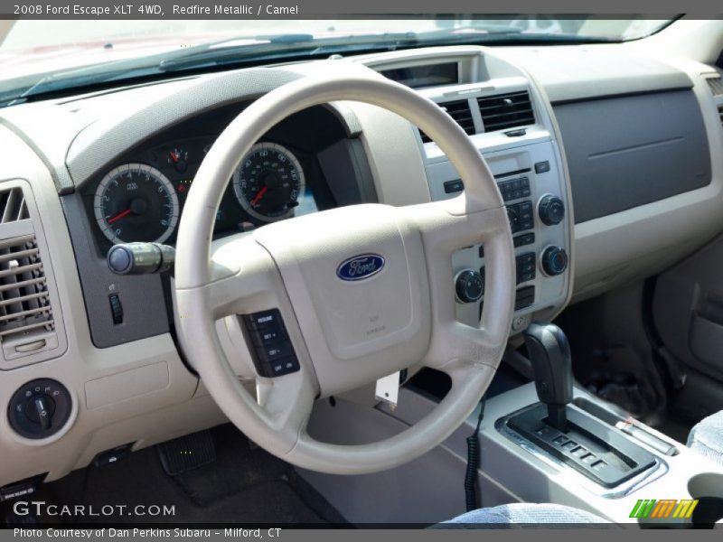 Redfire Metallic / Camel 2008 Ford Escape XLT 4WD