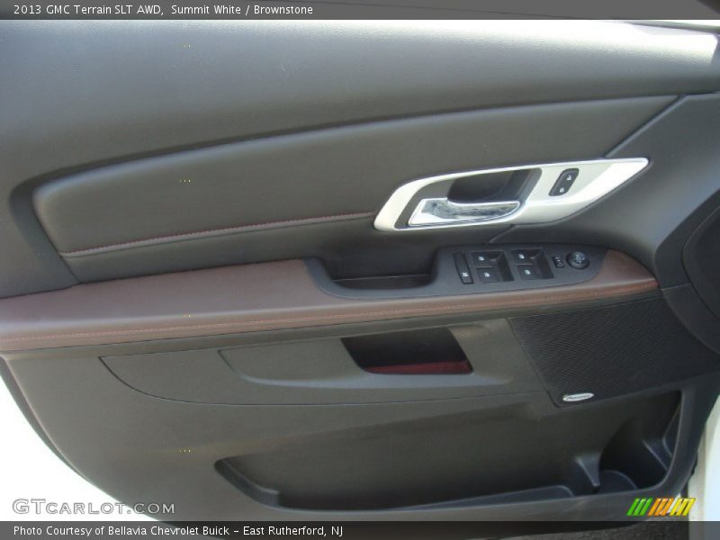 Summit White / Brownstone 2013 GMC Terrain SLT AWD