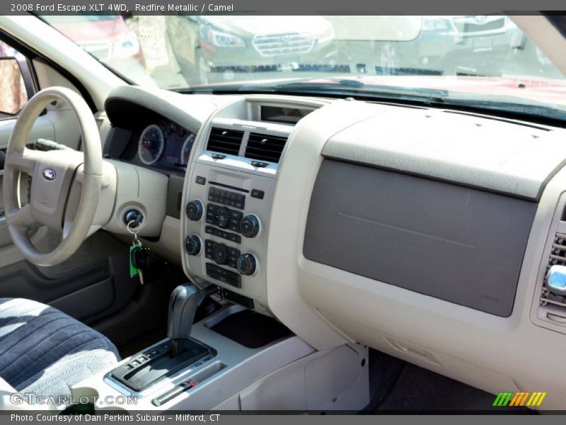 Redfire Metallic / Camel 2008 Ford Escape XLT 4WD