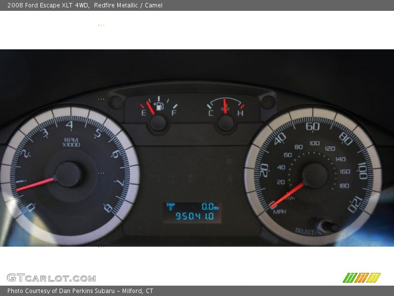 Redfire Metallic / Camel 2008 Ford Escape XLT 4WD