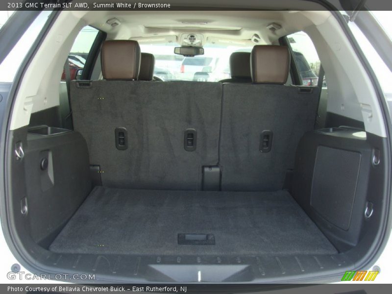 Summit White / Brownstone 2013 GMC Terrain SLT AWD