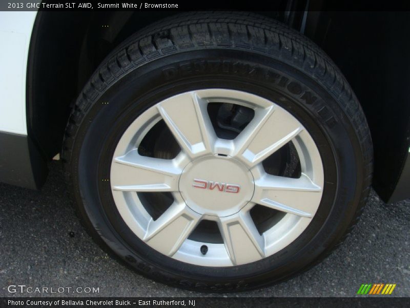 Summit White / Brownstone 2013 GMC Terrain SLT AWD