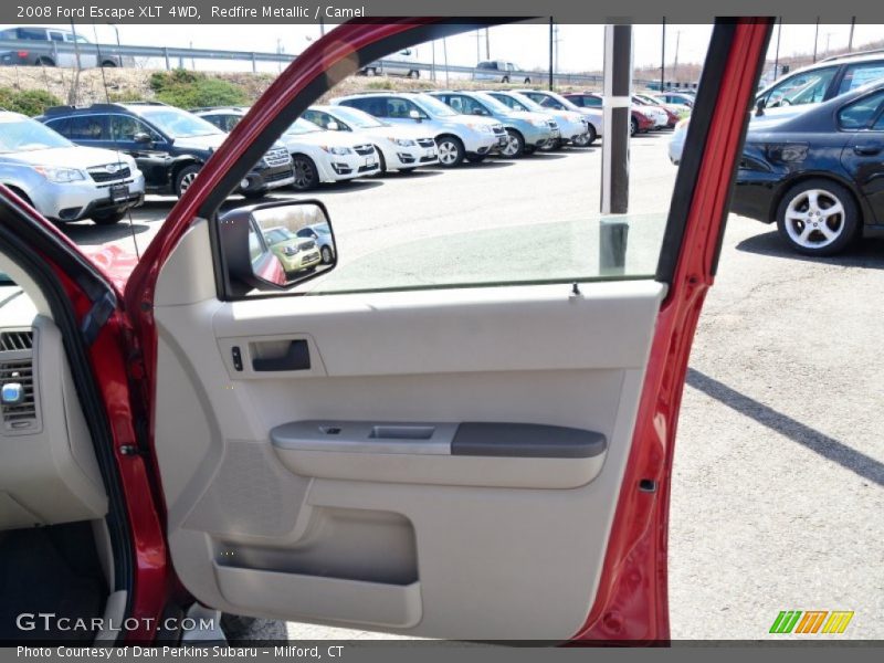 Redfire Metallic / Camel 2008 Ford Escape XLT 4WD