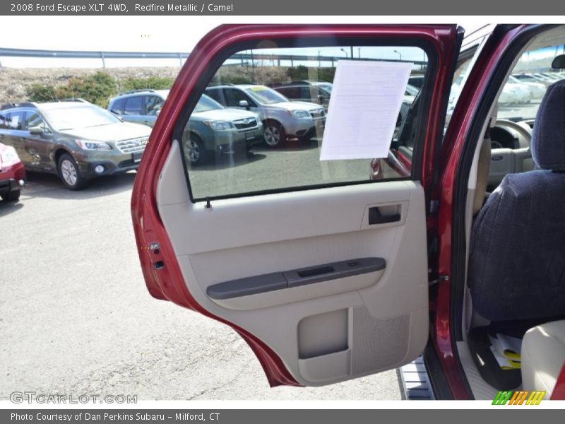 Redfire Metallic / Camel 2008 Ford Escape XLT 4WD