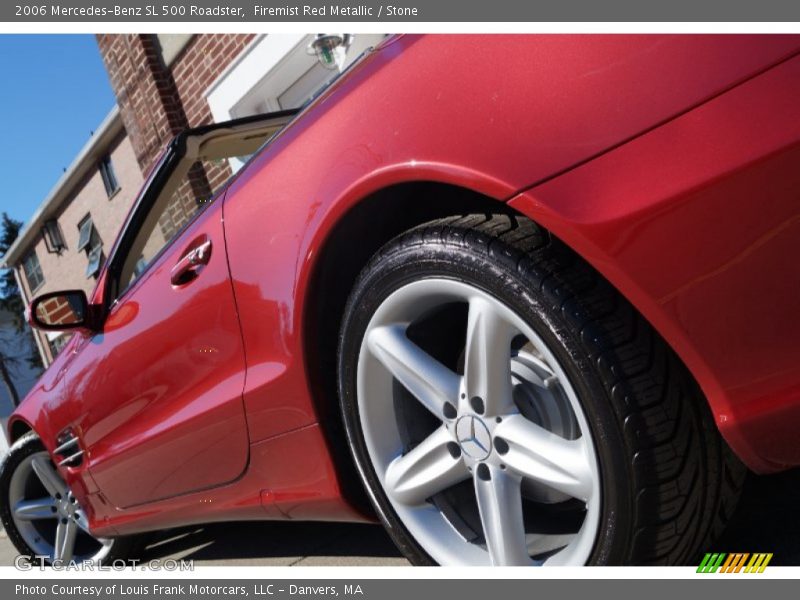 Firemist Red Metallic / Stone 2006 Mercedes-Benz SL 500 Roadster