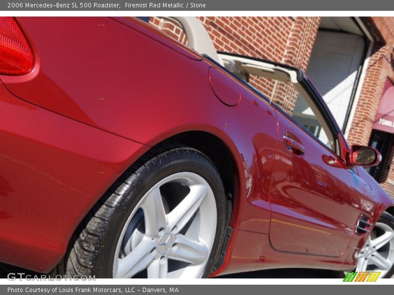 Firemist Red Metallic / Stone 2006 Mercedes-Benz SL 500 Roadster