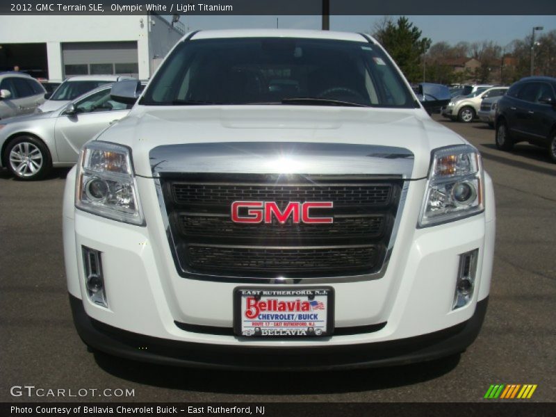 Olympic White / Light Titanium 2012 GMC Terrain SLE