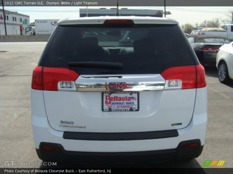 Olympic White / Light Titanium 2012 GMC Terrain SLE