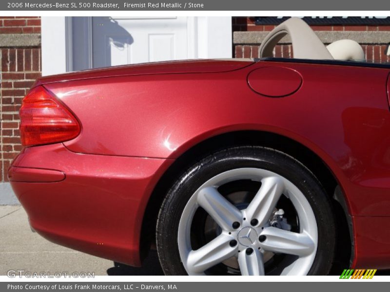 Firemist Red Metallic / Stone 2006 Mercedes-Benz SL 500 Roadster