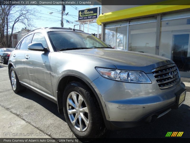 Diamond Graphite Metallic / Graphite 2007 Infiniti FX 35 AWD