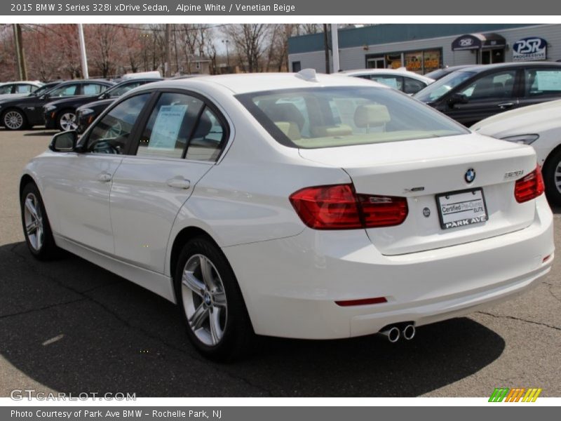 Alpine White / Venetian Beige 2015 BMW 3 Series 328i xDrive Sedan