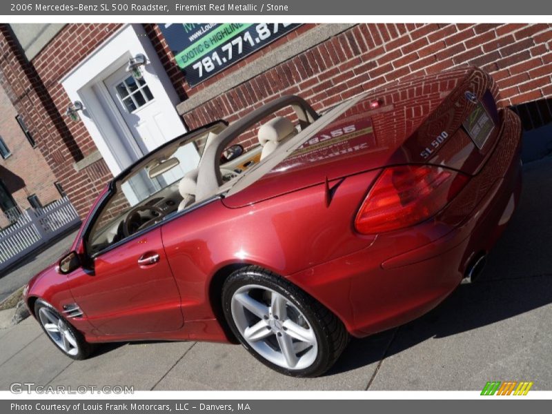 Firemist Red Metallic / Stone 2006 Mercedes-Benz SL 500 Roadster