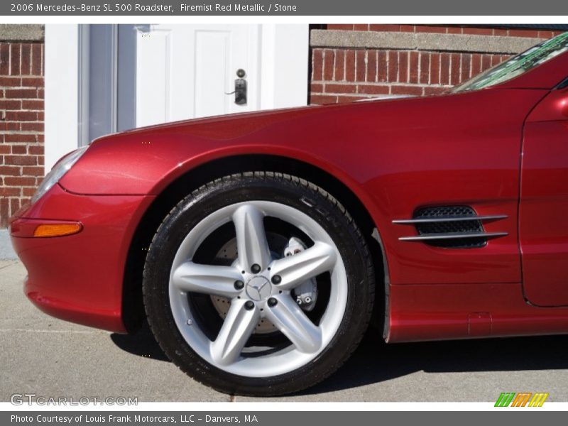 Firemist Red Metallic / Stone 2006 Mercedes-Benz SL 500 Roadster