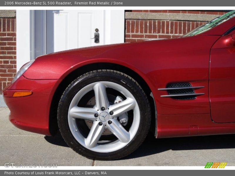 Firemist Red Metallic / Stone 2006 Mercedes-Benz SL 500 Roadster