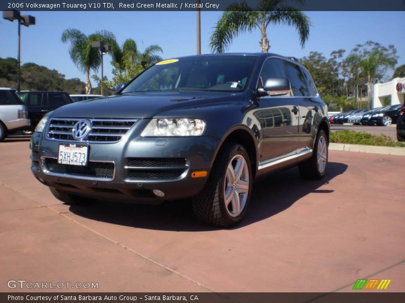 Reed Green Metallic / Kristal Grey 2006 Volkswagen Touareg V10 TDI