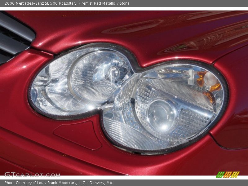 Firemist Red Metallic / Stone 2006 Mercedes-Benz SL 500 Roadster