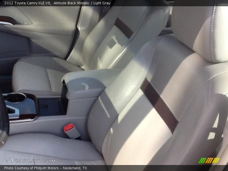 Attitude Black Metallic / Light Gray 2012 Toyota Camry XLE V6
