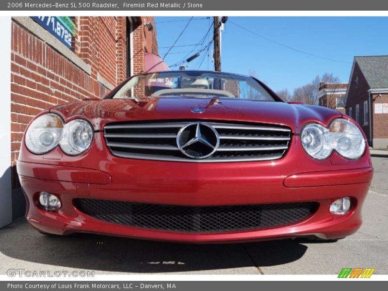 Firemist Red Metallic / Stone 2006 Mercedes-Benz SL 500 Roadster