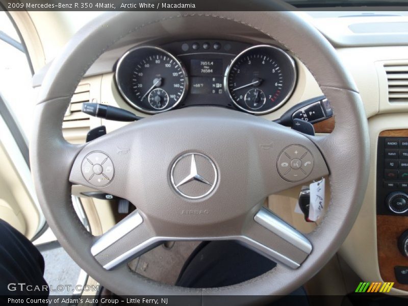 Arctic White / Macadamia 2009 Mercedes-Benz R 350 4Matic