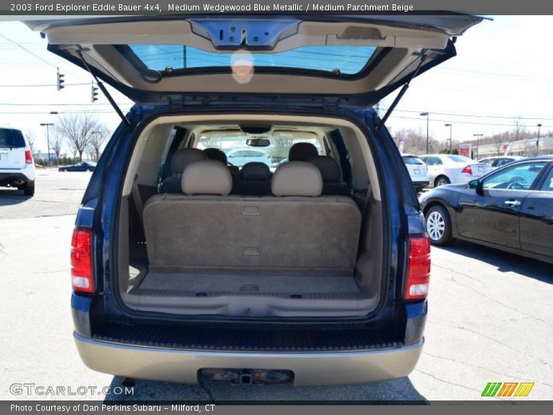 Medium Wedgewood Blue Metallic / Medium Parchment Beige 2003 Ford Explorer Eddie Bauer 4x4