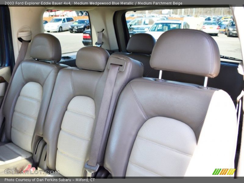 Medium Wedgewood Blue Metallic / Medium Parchment Beige 2003 Ford Explorer Eddie Bauer 4x4