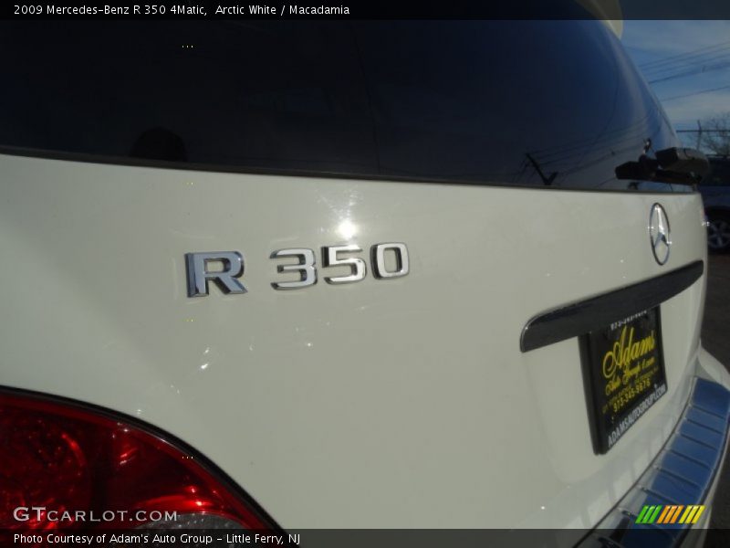 Arctic White / Macadamia 2009 Mercedes-Benz R 350 4Matic