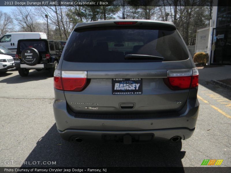Mineral Gray Metallic / Black 2013 Dodge Durango R/T AWD