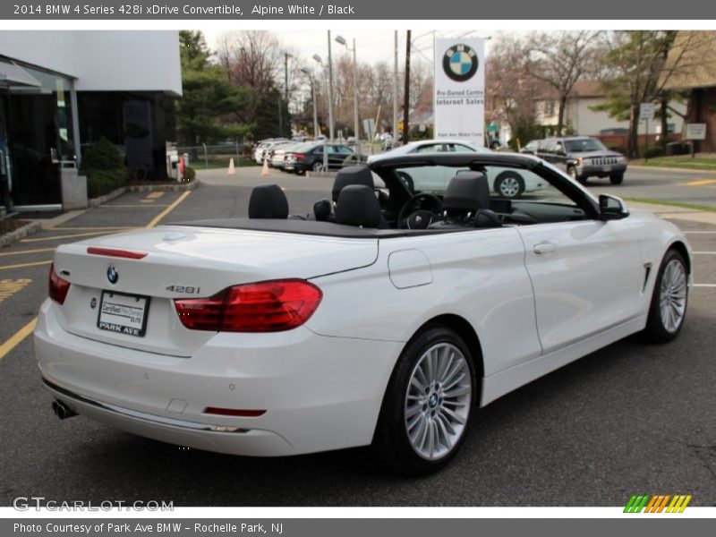 Alpine White / Black 2014 BMW 4 Series 428i xDrive Convertible