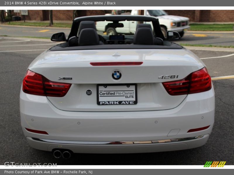 Alpine White / Black 2014 BMW 4 Series 428i xDrive Convertible