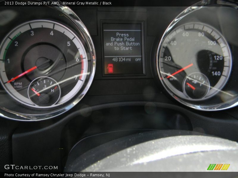 Mineral Gray Metallic / Black 2013 Dodge Durango R/T AWD