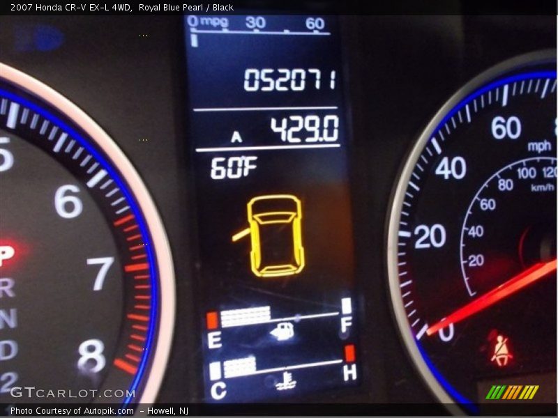Royal Blue Pearl / Black 2007 Honda CR-V EX-L 4WD