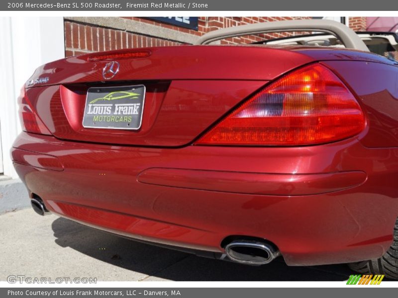 Firemist Red Metallic / Stone 2006 Mercedes-Benz SL 500 Roadster