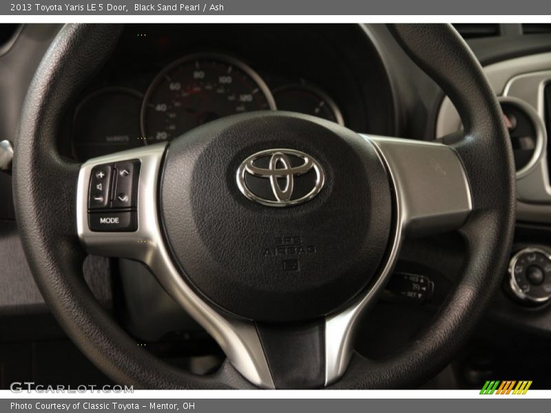 Black Sand Pearl / Ash 2013 Toyota Yaris LE 5 Door