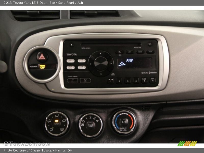 Controls of 2013 Yaris LE 5 Door