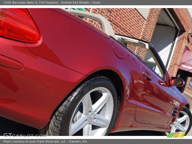 Firemist Red Metallic / Stone 2006 Mercedes-Benz SL 500 Roadster