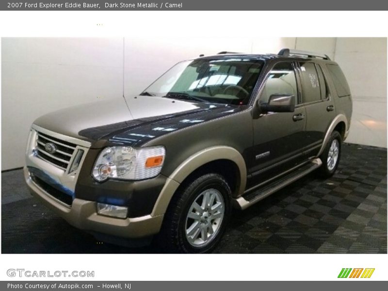 Dark Stone Metallic / Camel 2007 Ford Explorer Eddie Bauer
