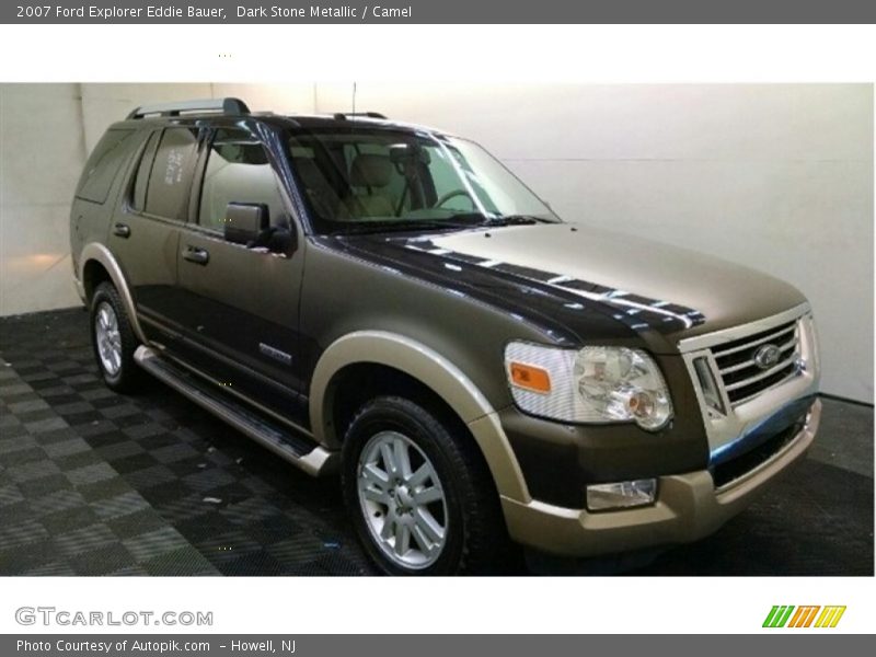 Dark Stone Metallic / Camel 2007 Ford Explorer Eddie Bauer