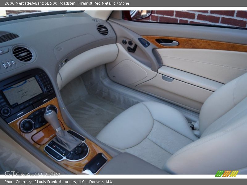 Firemist Red Metallic / Stone 2006 Mercedes-Benz SL 500 Roadster