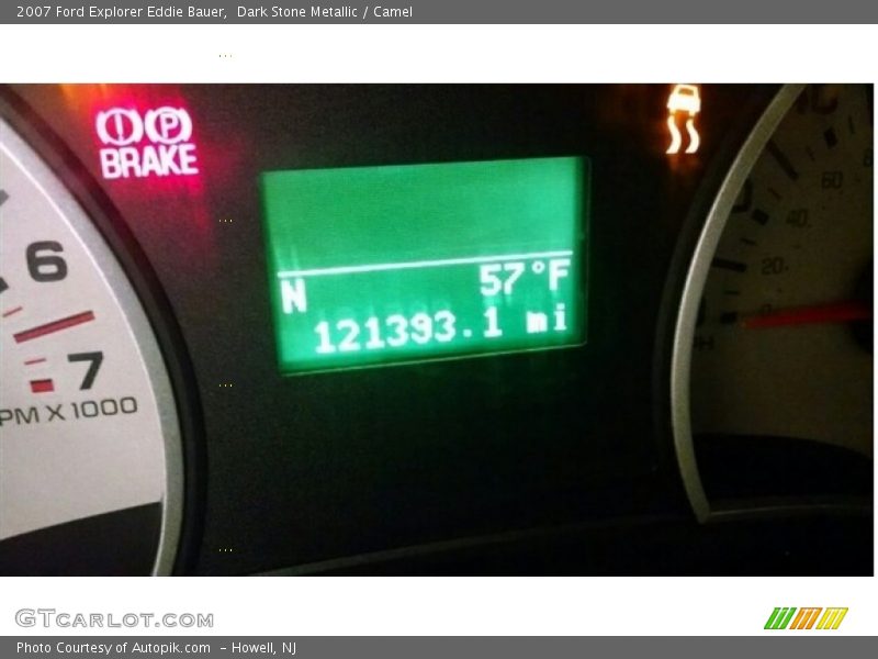 Dark Stone Metallic / Camel 2007 Ford Explorer Eddie Bauer