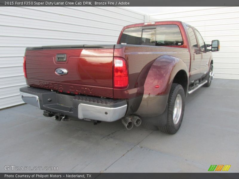 Bronze Fire / Adobe 2015 Ford F350 Super Duty Lariat Crew Cab DRW