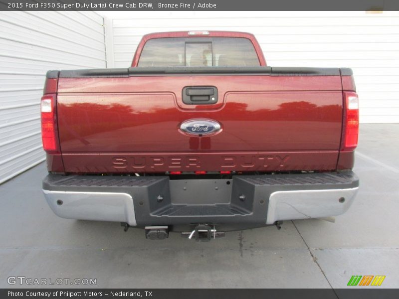 Bronze Fire / Adobe 2015 Ford F350 Super Duty Lariat Crew Cab DRW