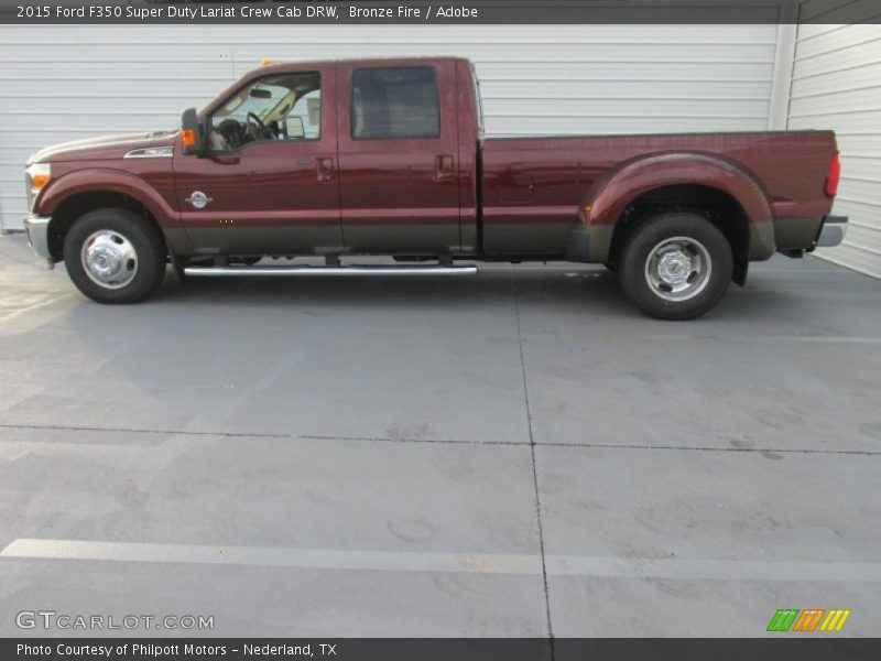 Bronze Fire / Adobe 2015 Ford F350 Super Duty Lariat Crew Cab DRW