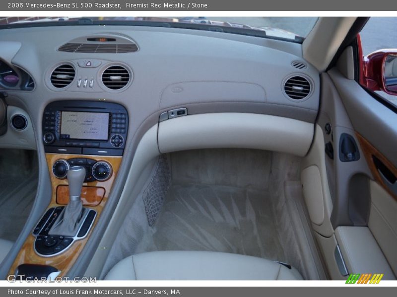 Firemist Red Metallic / Stone 2006 Mercedes-Benz SL 500 Roadster