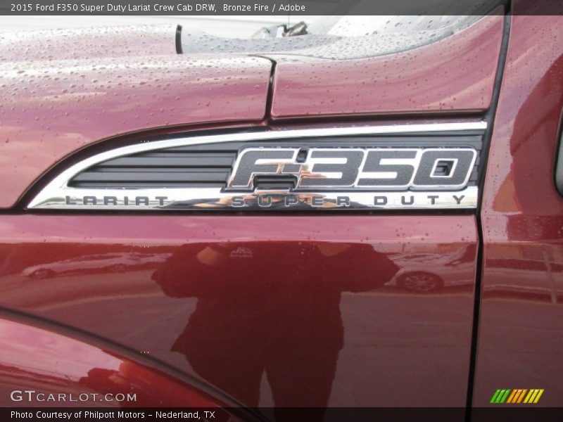 Bronze Fire / Adobe 2015 Ford F350 Super Duty Lariat Crew Cab DRW
