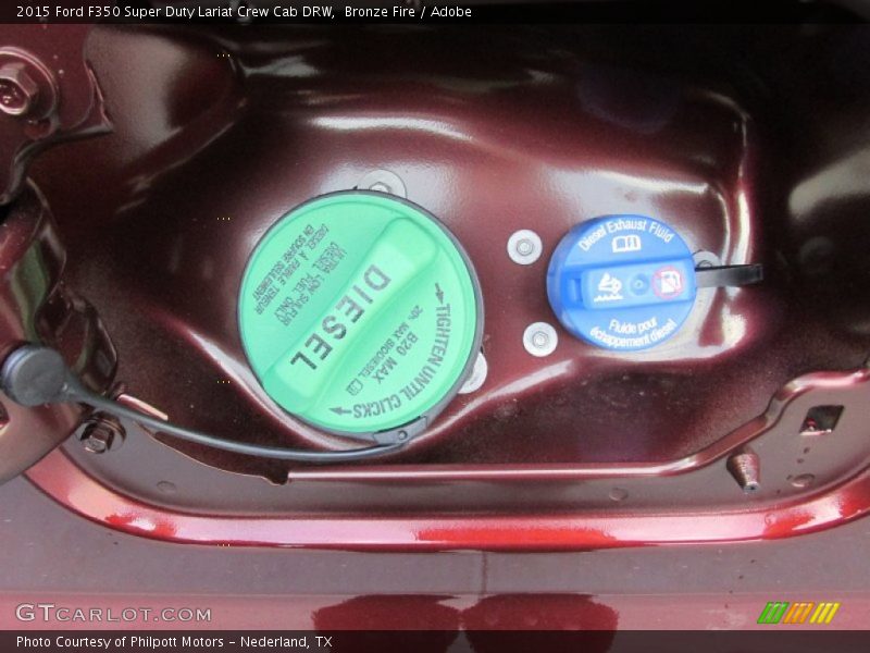 Bronze Fire / Adobe 2015 Ford F350 Super Duty Lariat Crew Cab DRW